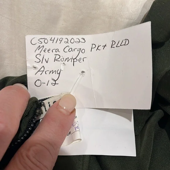 Alice & Olivia silk romper